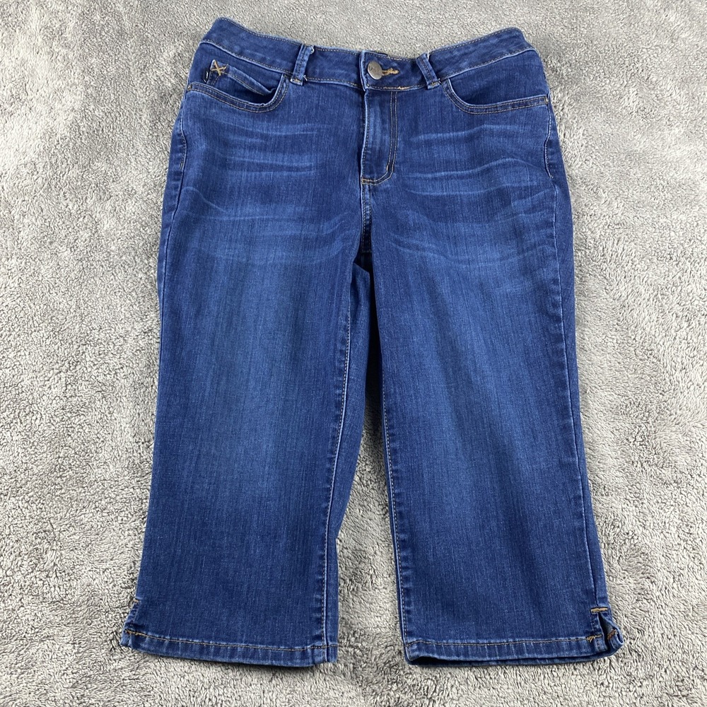 Lee Jeans Womens 10 Medium Blue Modern Series Curvy Fit Mid Rise‎